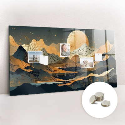 Tableau aimanté horizontal Paysage abstrait