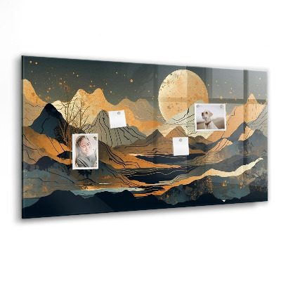 Tableau aimanté horizontal Paysage abstrait
