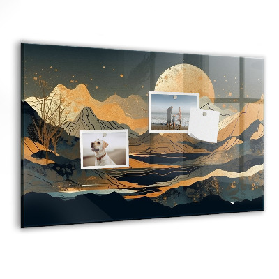 Tableau aimanté horizontal Paysage abstrait