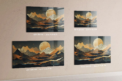 Tableau aimanté horizontal Paysage abstrait