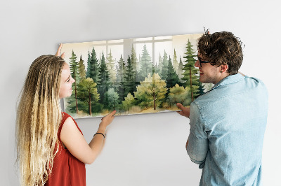 Tableau aimanté horizontal Paysage forestier