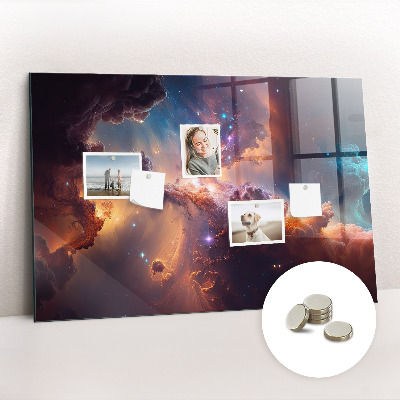 Tableau aimanté horizontal Monde des étoiles et de l'espace