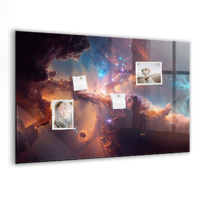 Tableau aimanté horizontal Monde des étoiles et de l'espace