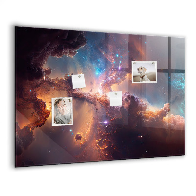Tableau aimanté horizontal Monde des étoiles et de l'espace
