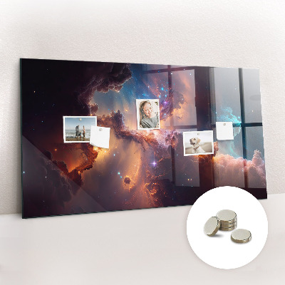 Tableau aimanté horizontal Monde des étoiles et de l'espace