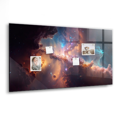 Tableau aimanté horizontal Monde des étoiles et de l'espace