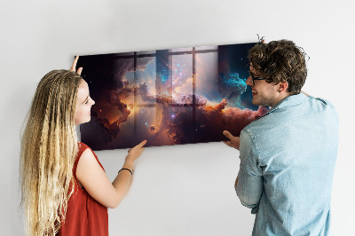 Tableau aimanté horizontal Monde des étoiles et de l'espace