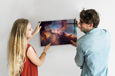 Tableau aimanté horizontal Monde des étoiles et de l'espace