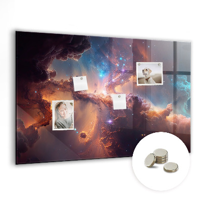 Tableau aimanté horizontal Monde des étoiles et de l'espace