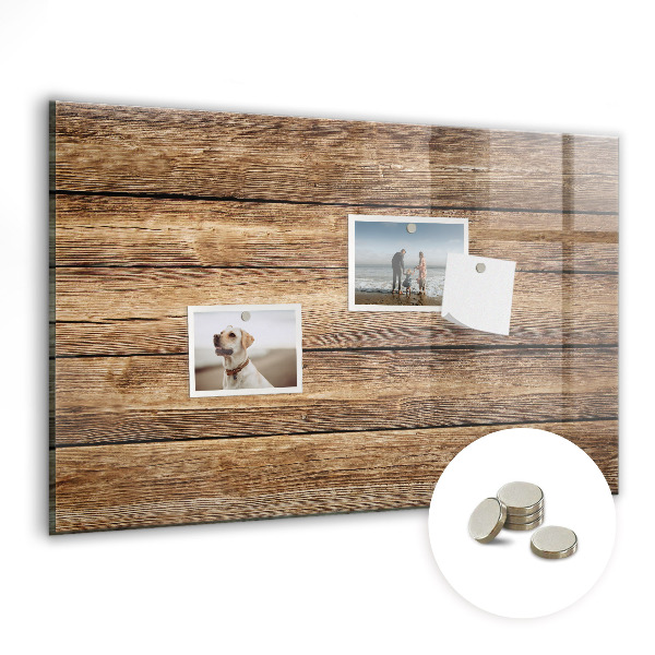 Tableau pour magnet planches de bois