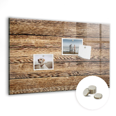 Tableau pour magnet planches de bois