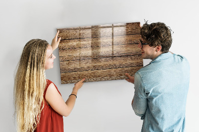 Tableau pour magnet planches de bois