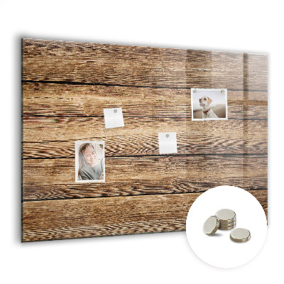 Tableau pour magnet planches de bois