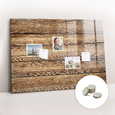 Tableau pour magnet planches de bois