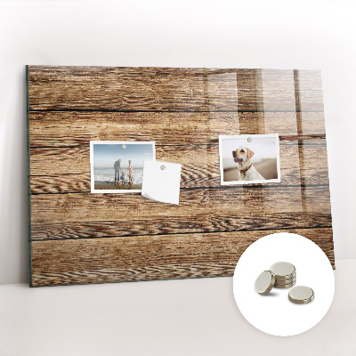 Tableau pour magnet planches de bois