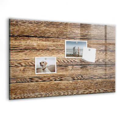 Tableau pour magnet planches de bois