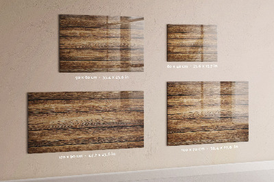 Tableau pour magnet planches de bois