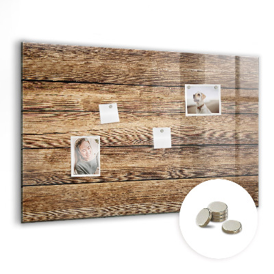 Tableau pour magnet planches de bois