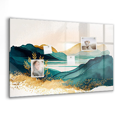 Tableau pour magnet Paysage de montagne