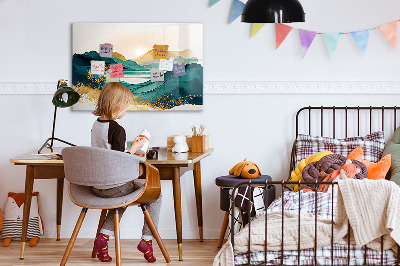 Tableau pour magnet Paysage de montagne