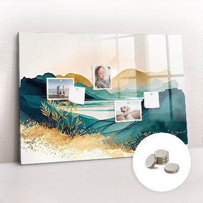 Tableau pour magnet Paysage de montagne