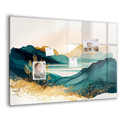 Tableau pour magnet Paysage de montagne