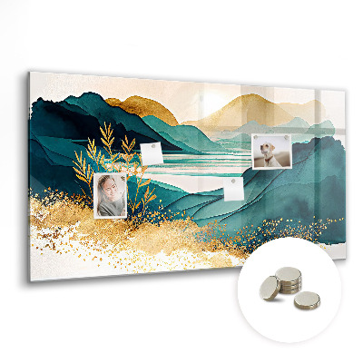 Tableau pour magnet Paysage de montagne