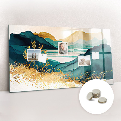 Tableau pour magnet Paysage de montagne