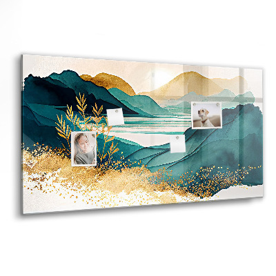 Tableau pour magnet Paysage de montagne