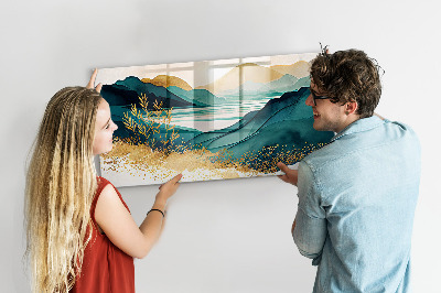 Tableau pour magnet Paysage de montagne