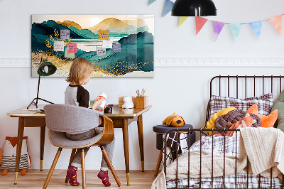 Tableau pour magnet Paysage de montagne