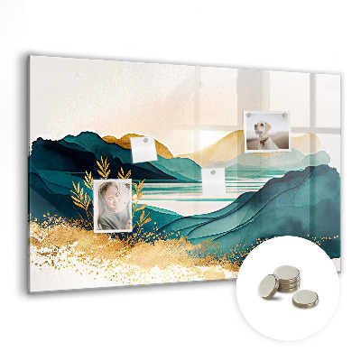 Tableau pour magnet Paysage de montagne