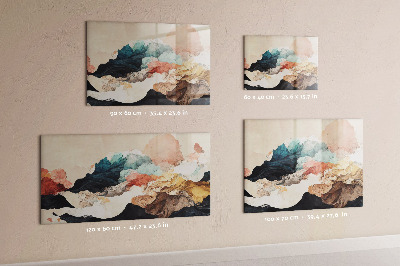 Tableau mural magnétique Paysage abstrait