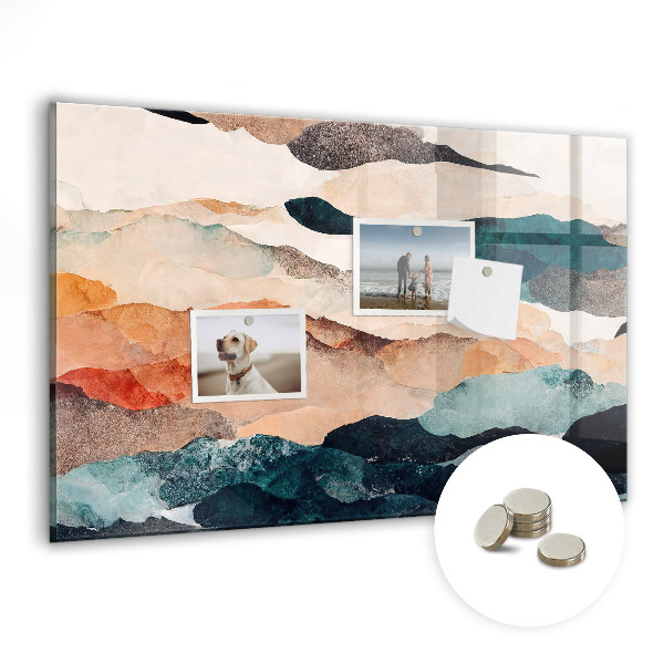 Tableau aimanté horizontal Paysage abstrait