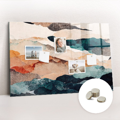 Tableau aimanté horizontal Paysage abstrait