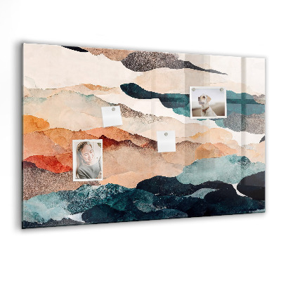 Tableau aimanté horizontal Paysage abstrait