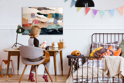 Tableau aimanté horizontal Paysage abstrait