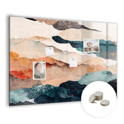 Tableau aimanté horizontal Paysage abstrait