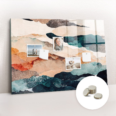 Tableau aimanté horizontal Paysage abstrait