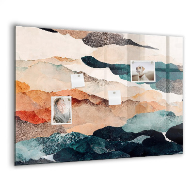 Tableau aimanté horizontal Paysage abstrait