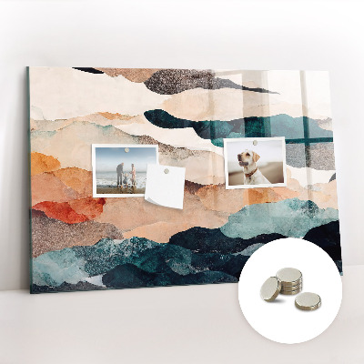 Tableau aimanté horizontal Paysage abstrait