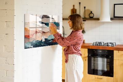 Tableau aimanté horizontal Paysage abstrait