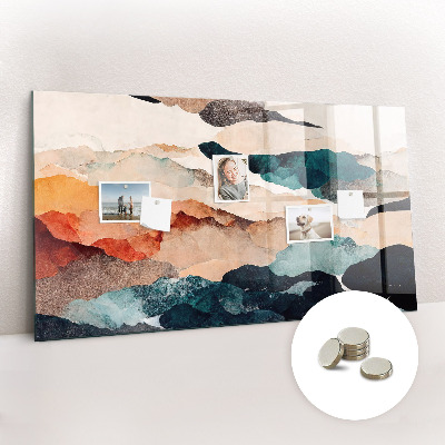 Tableau aimanté horizontal Paysage abstrait