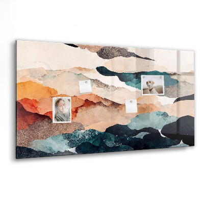 Tableau aimanté horizontal Paysage abstrait