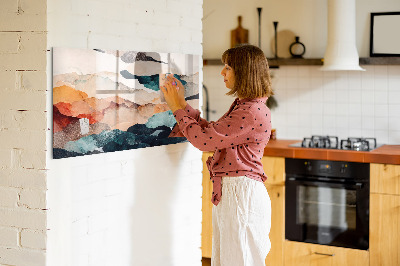 Tableau aimanté horizontal Paysage abstrait