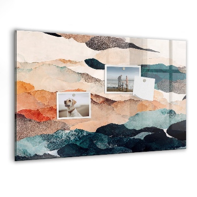 Tableau aimanté horizontal Paysage abstrait