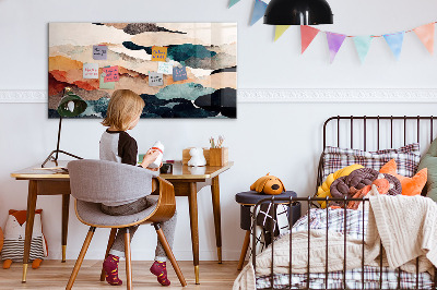 Tableau aimanté horizontal Paysage abstrait