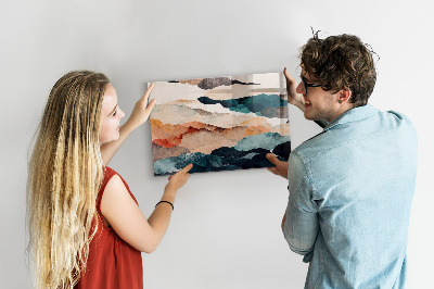 Tableau aimanté horizontal Paysage abstrait
