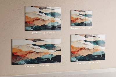 Tableau aimanté horizontal Paysage abstrait