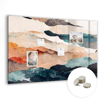 Tableau aimanté horizontal Paysage abstrait